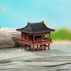 Hot Sale Mini Zen Aquarium Ornament Micro Landscape Sand Table Decoration Retro House Gazebo Statue