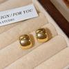 Gold Pearl Set Earrings New Stud Earrings Women's Niche Design Light Luxury Retro Temperament Earrings Earrings