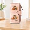 1pc Long Zipper Wallet with Monkey Plush Toy, Large Capacity Card Holder, Unisex Clutch Bag, Fashionable Zipper Coin Purse, Suitable for Daily Use, A