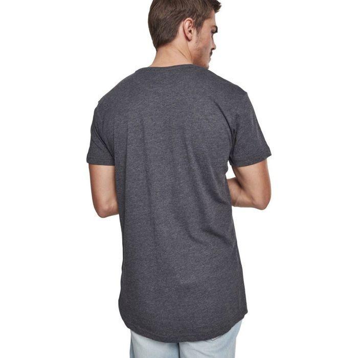 Tee-shirt Oversize - Urban Classics - Gris Foncé - Manches Longues - Col Arrondi - Ajusté