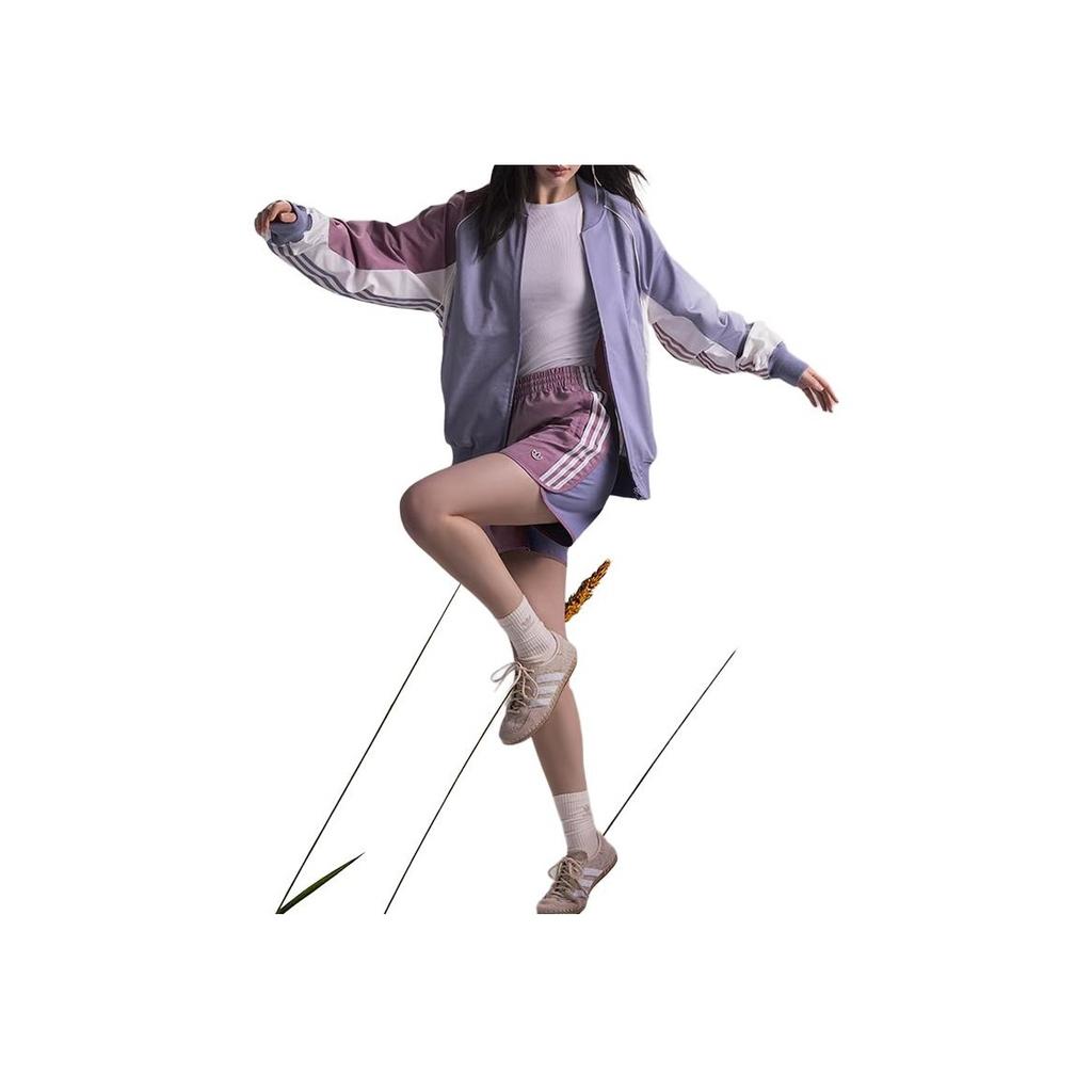 adidas x CLOT Edison Chen Collegiate Jacket Purple Unisex Streetwear IY6519