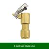 6-Minute Brass Water Outlet Valve Stem with Verdigris Collector and Sprinkler Head for Garden DN20