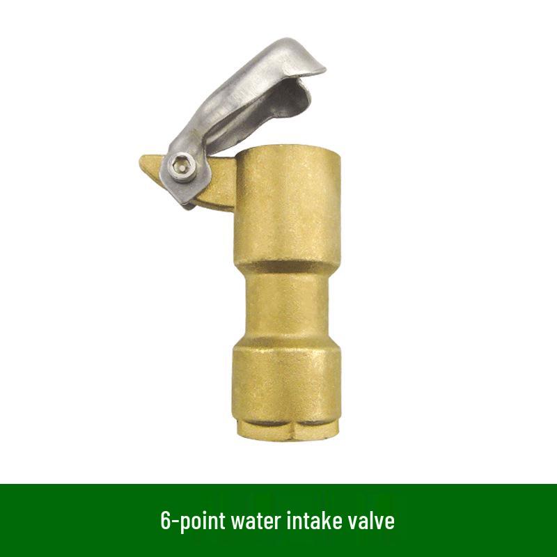 6-Minute Brass Water Outlet Valve Stem with Verdigris Collector and Sprinkler Head for Garden DN20