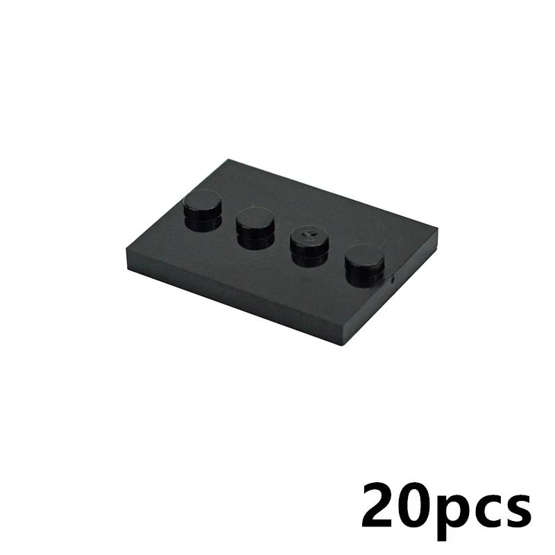 MOC Technical Bracket Bricks 1x2 1x1 Inverted Display Holder Building Blocks Compatible 36840