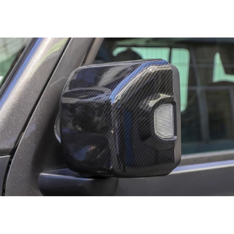 Right Left Side Door Mirror Rearview Cover for Jeep Wrangler JL Gladiator JT 2018    2022 Car Exterior Accessories