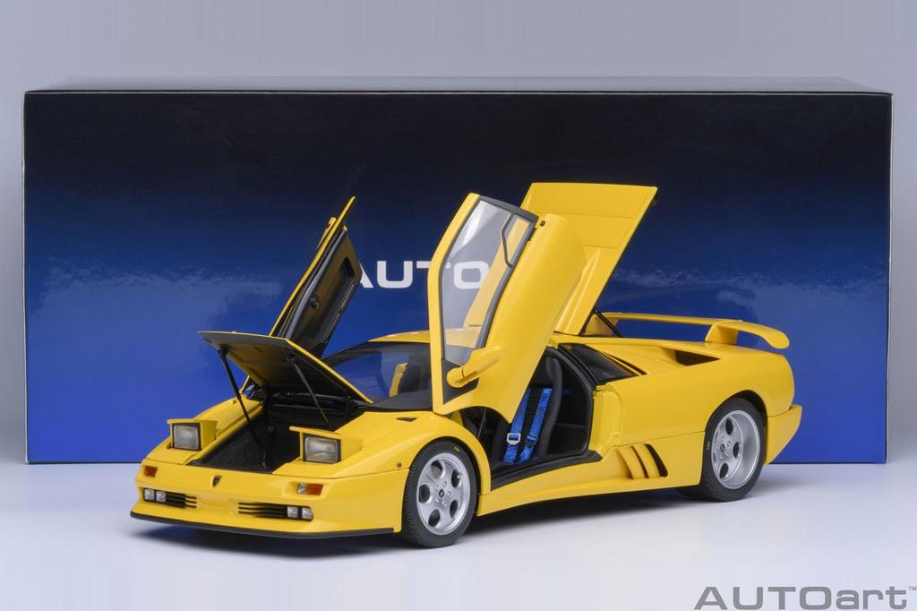 AUTOart Lamborghini Diablo SE30 Jota Yellow Finished Product 1/18