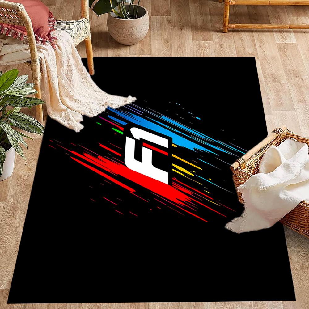 F1 Driver Number Chart Area Rug Design for Decorate Room Balcony Game Room Hallway Anti-slip Rug Anime Office Decor Best for Christmas