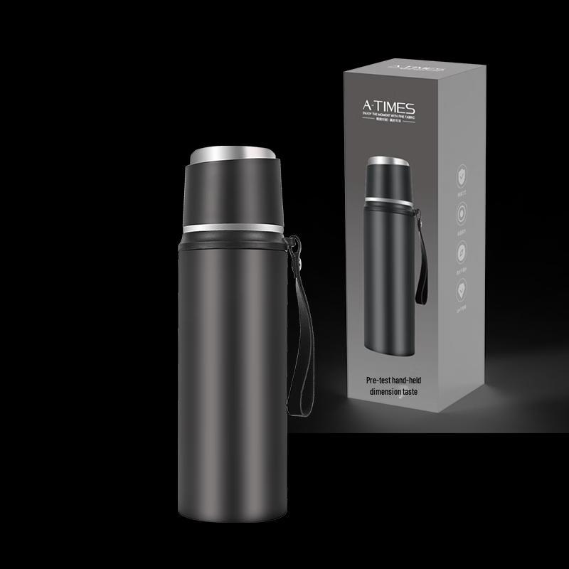 A-TIMES Knight Handle Travel Flask