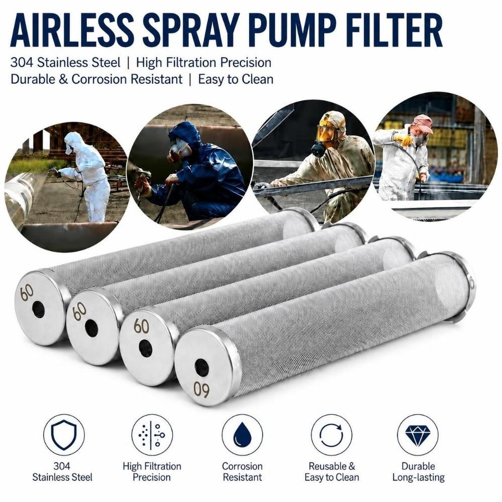 Dual-Layer Manifold Filter 30/60/100/150/200 Mesh Spray Pump Outlet Filter
