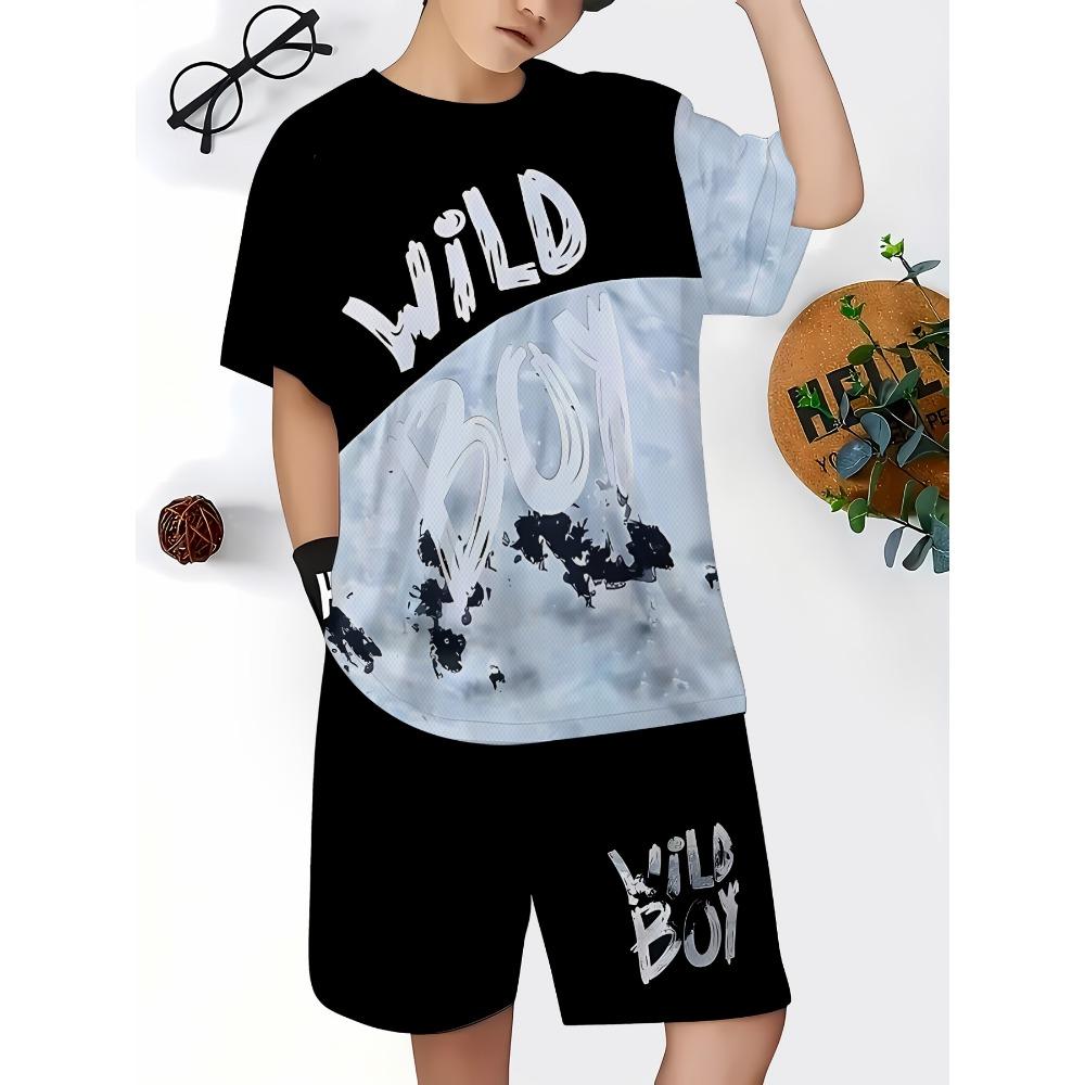 Boys  T-shirt, short sleeved shorts set 150
