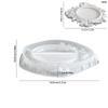 European-Style Palace Vintage Relief Pattern Storage Tray Decorative Piece DIY Oval Picture Frame Silicone Mold