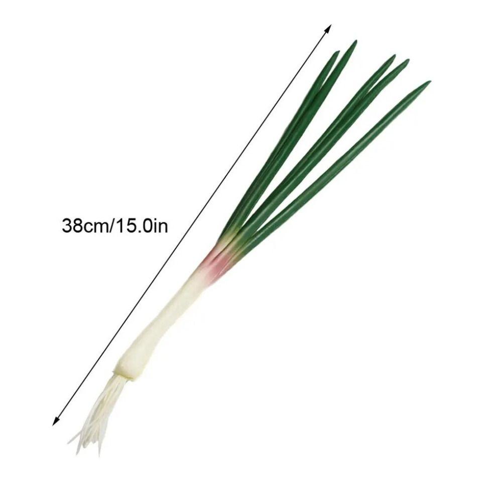 Plant Simulation Vegetable PU Imitation Scallions Model Artificial Green Onion  Photography
