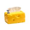 Modern Luxury Tissue Dispenser: Cheese Paper Towel Holder for Living Room and Dining Table Decor