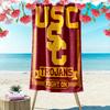 USC Trojans Print Beach Towel, Large Soft Quick Dry Towel for Beach Camping Swimming