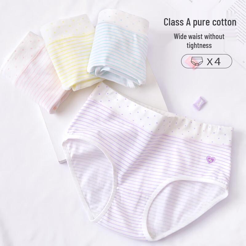 Ailier & Aurora Girls' Developmental Underwear 4-Pack