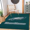 Philadelphia Eagles Customize Text Area Rug Perfect For Entryway Playrooms Hallway Game Room Antislip Rug Decorate Offices