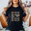 Retro Be Kind T-Shirt Vintage 70s Tee Cute Pastel Black Shirt Kindness Matters