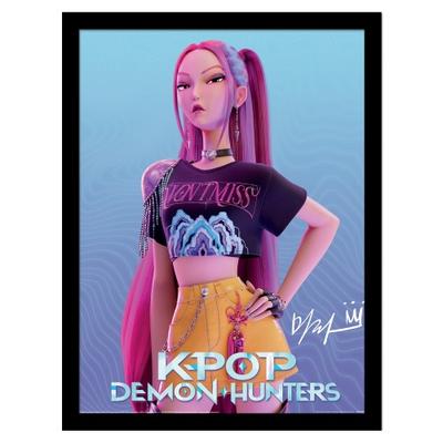 K-Pop Şeytan Avcıları Mira Çerçeveli Poster
