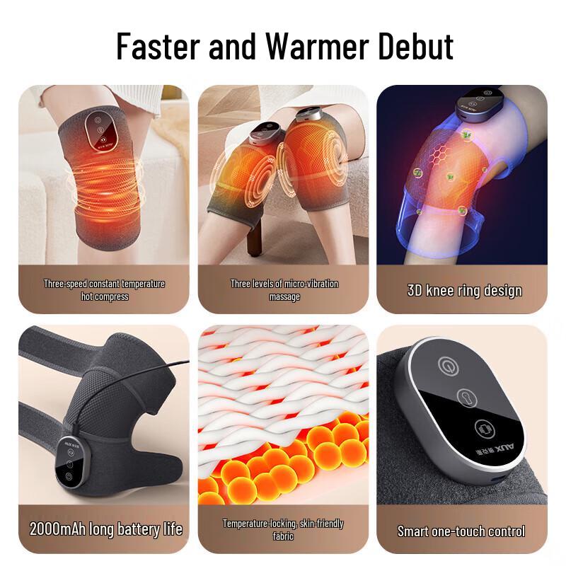 Aux AUX-G60 Rechargeable Heated Knee Massager