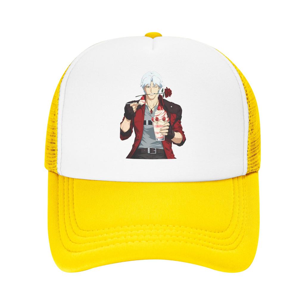 Mesh Sun Hats Devil May Cry Japanese Anime Summer Trucker Hat For Unisex Stylish Kpop Rock Baseball Caps