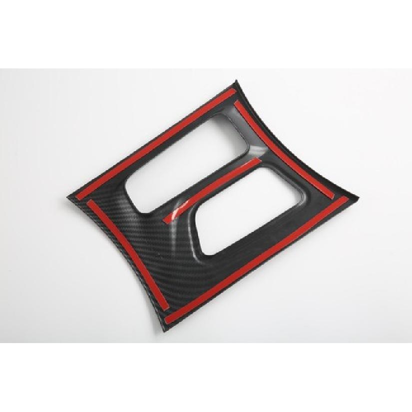 Carbon Fiber Console Gear Shift Knob Cover Trim For 2016- Dodge Charger