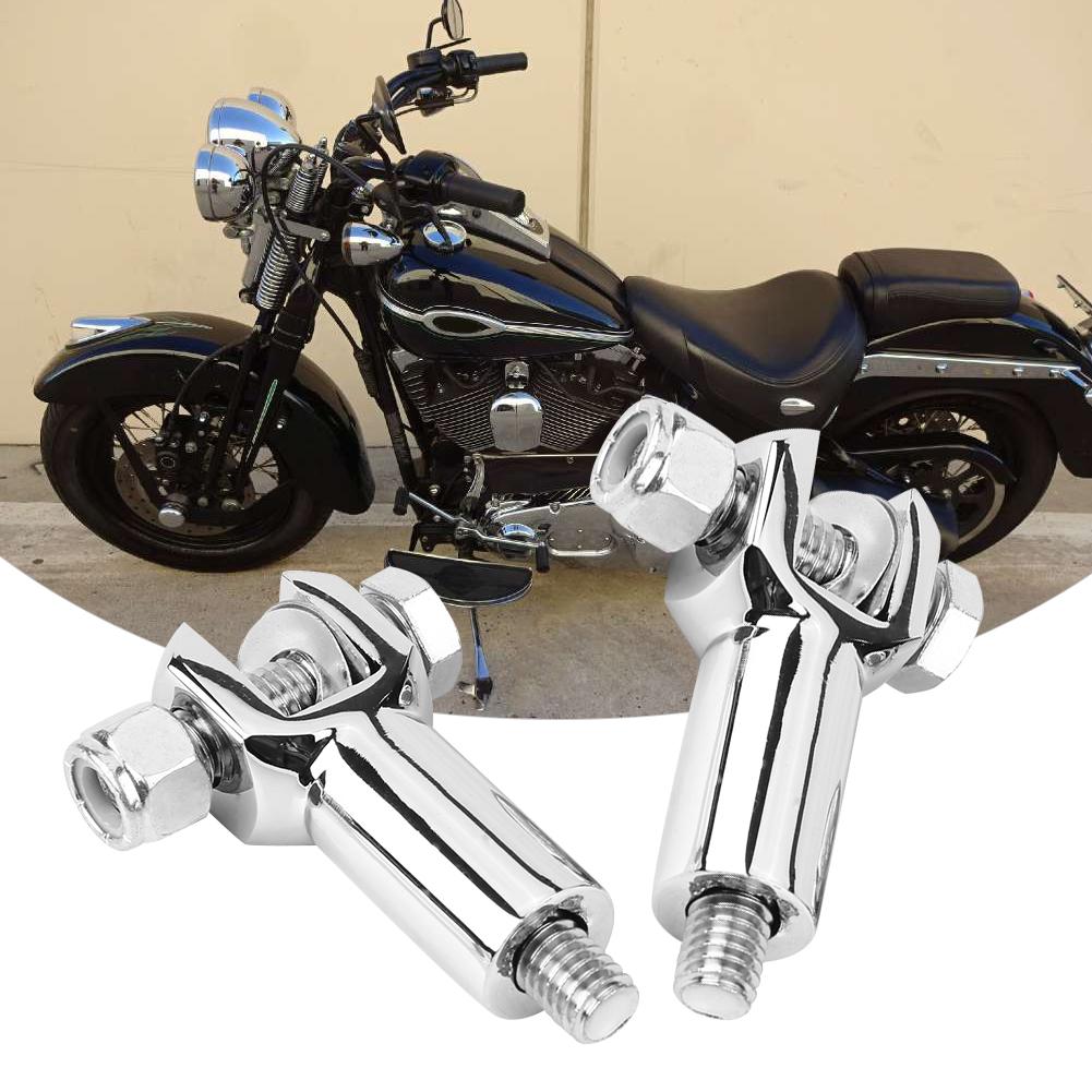 1 Pair Passenger Foot Pegs Support Mount Clevis Kit for Softail 2000 2006