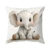 Cartoon Animals Cushion Pillowcase Printed Polyester 45X45Cm Throw Pillowcover Decorative Sofa Cushion Pillowslip Home Decor