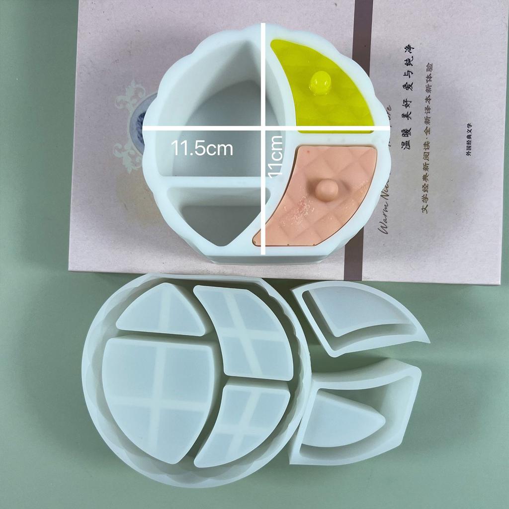 Formy do przechowywania w kształcie księżyca i gwiazdy, silikonowe formy do szuflad szafkowych, formy do odlewów z żywicy do organizera biżuterii DIY