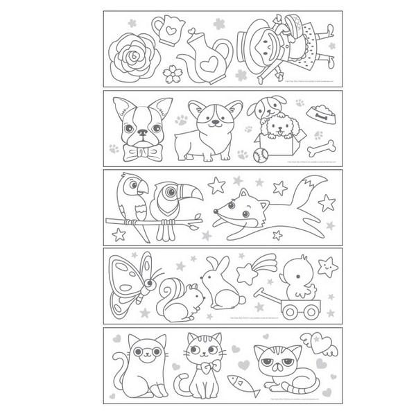 Amos Glass Deco Kids 3 10 färgset, blandade färger, 1 set, koreanska leksakstillbehör