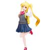 Standing school uniform girl Rock 21cm PVC Model Collector Doll Birthday Gift Computer Ornament Boy's Gift box packaging