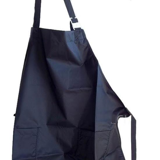 Wukonn 3829 Wako Breathable Apron Black Neck