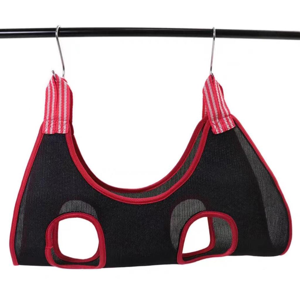 Pet Grooming Hammock: Anti-Scratch & Anti-Bite Nail Clipping Aid for Cats and Dogs