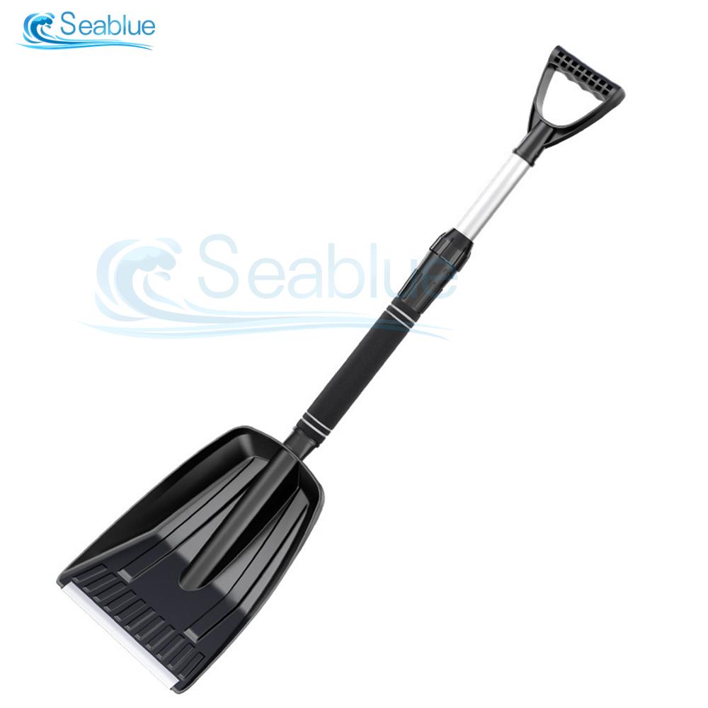 

Snow Shovel Multifunctional Winter Car Accessories Removable Retractable Snow Shovel for Outdoor Garden Beach Car Trucks чорний