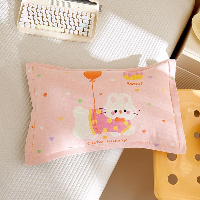 2026 Kids Cartoon Pure Cotton Pillowcase - Breathable, Sweat-Absorbent, Machine Washable, Easy To Clean, No Pilling.