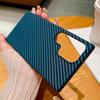 Luxury Ultra Thin Carbon Fiber Textured Phone Case For Samsung Galaxy S25 S24 Ultra S23 Plus S22 Note 20 Shockproof Hard Cover
