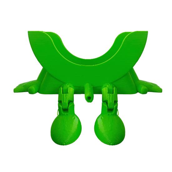 

3D Printed Sponge Holder with Drainage Bathroom Kitchen Sink Countertop Sponge Stand with Articulated Legs Multifunctional Sponge Organizer Storage M зелений