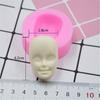DIY Silicone Doll Head Face Mould Fondant Cake Chocolate Baking Accessories