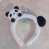 Adorable 2026 Panda Hair Accessory: Cute Round Headband & Funny Clip for Girly Wash Face Routine