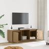 Vidaxl Szafka Pod Tv, Miodowy Brąz 110,5X35X44 Cm, Lite Drewno Sosnowe