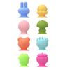 8Pcs Silicone Sensory Suction Cup Toy for Stress Relief and Relaxation with Texture Design for Kids and Adult Calming
