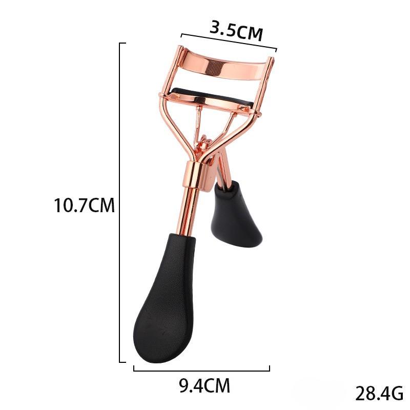 Portable Eyelash Curler with 15 Silicone Pads and Stainless Steel Eyelash Curler, Used for Eyelash Extension and Curling Tools