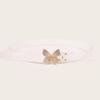 Butterfly Diamond Flat Panel Women's Sweet and Versatile PU Belt PVC Sweet Belt