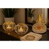 Hanging Diya for Diwali Decoration | Glass Tea Light Candle Holder | Home Decor Accent for Festivals | Return Gift for Housewarming