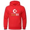 Men's Loose Casual Pullover Hoodie Street Fashion Printed Top