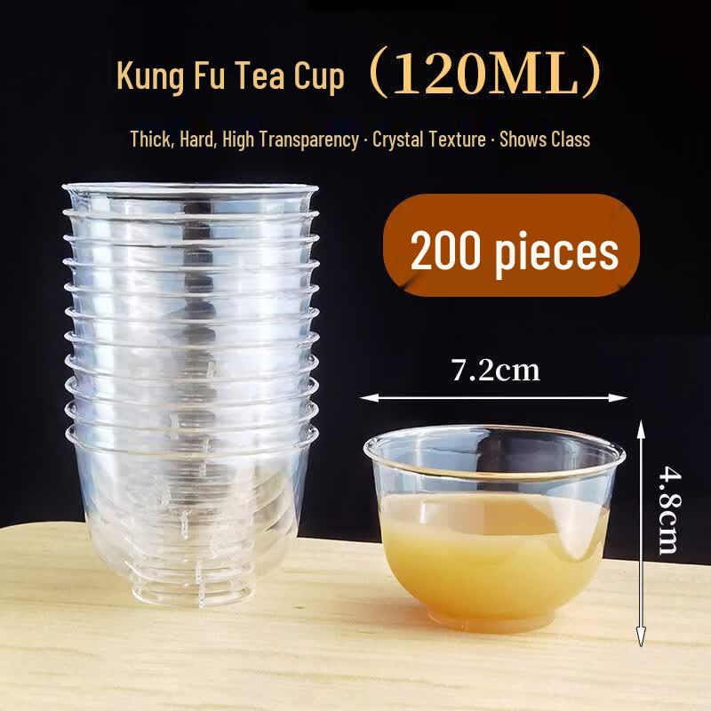 Thickened Disposable Plastic Tea Cups