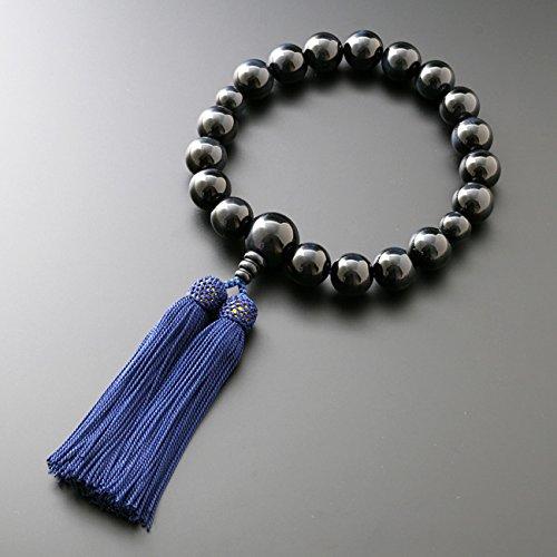 Kyoto Buddhist Altar Hayashi Prayer Beads for Men Pure Silk Head Tassel Blue Tiger Eye Stone Bag Kyoto Prayer Beads Can Be Used by All Sects (18