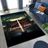 Classic Jurassic Park Dinosaur Movie Tyrannosaurus Rex Rug for Bedroom Living Room Sofa Home Doormat Decor,Non-slip Floor Mat
