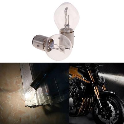 2PCS Halogen Headlamps Bulbs ATV Moped Scooter Lights 12V 35W B35 BA20D Motor