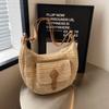 Casual Straw Crossbody Bags Simple High Quality Versatile Fashion Grace Shoulder Bags for Women 2024 Commute Vacation Hot Sale