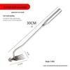 Manganese Steel Weeding Tool: Root Removal, Soil Loosening, Multifunctional Shovel for Gardening and Planting.